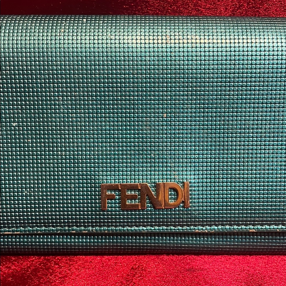 Fendi Green Wallet - Picture 3 of 12